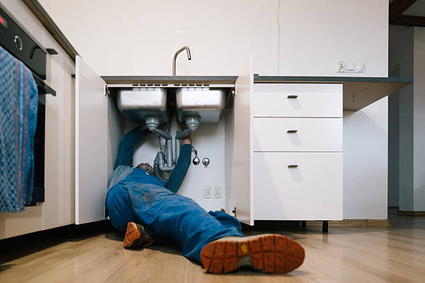 Professional Emergency Plumber technician working in Greenwald, MN